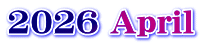 2026 April